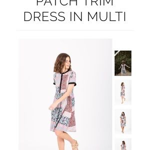 Piper and Scoot multi patch dress.